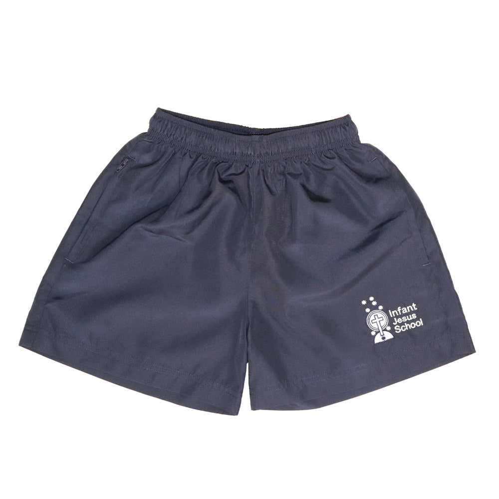 Sports Short - Navy - Embroidered Logo