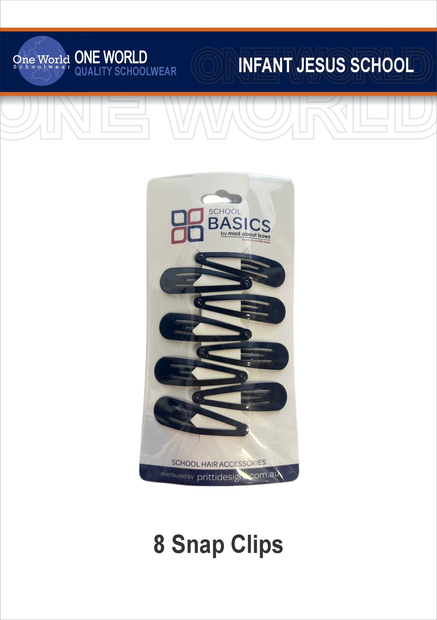 Hair Items - 8 Snap Clips