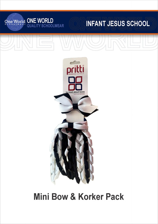 Hair Items - Formal Uniform Mini Bow & Korker Pack