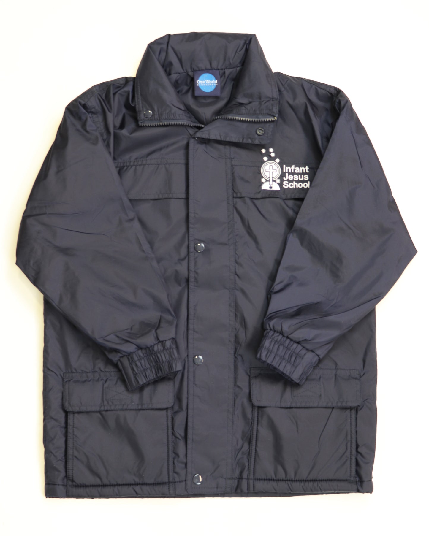 Rain Jacket with Polar Fleece lining -  Embroidered Logo